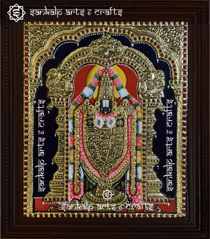 Balaji tanjore painting