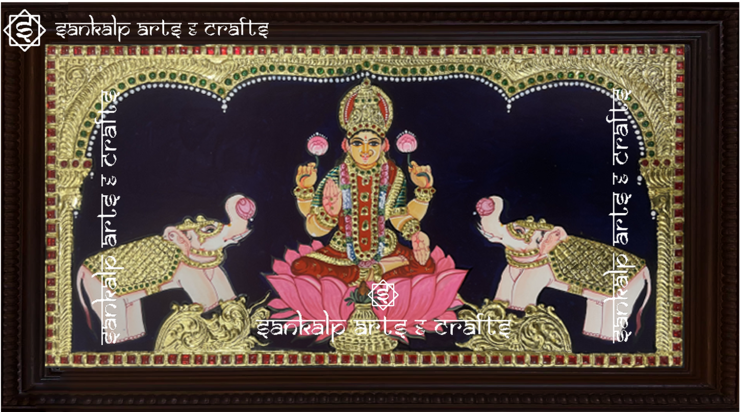 Vaastu Gajalakshmi tanjore painting