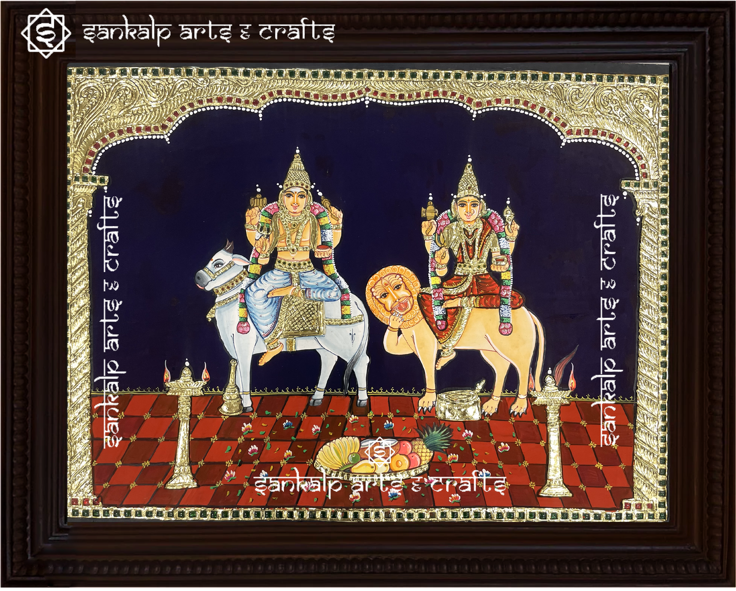 Periyandavar tanjore painting