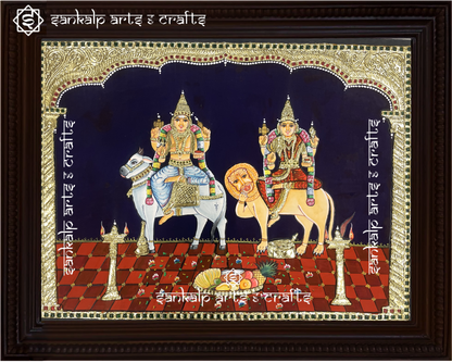 Periyandavar tanjore painting