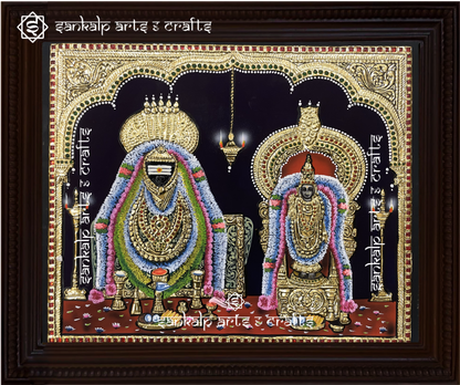Annamalai Unnamalai tanjore painting