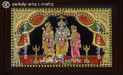 kothanda ramar tanjore painting