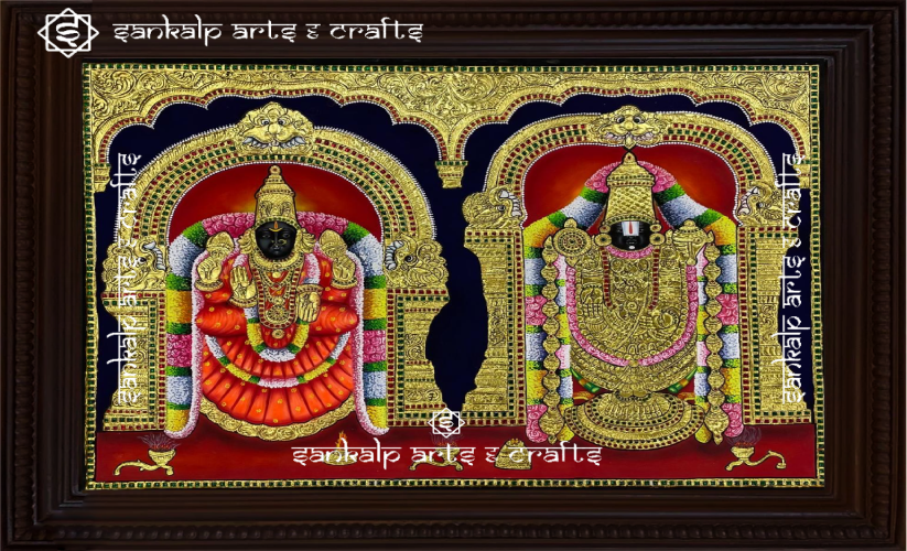 Balaji thayar tanjore painting