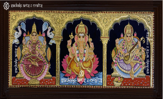 Pooja Room Tanjore Painting - Custom Order