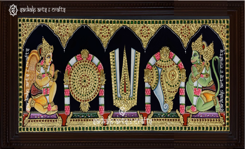 Pooja room tanjore painting