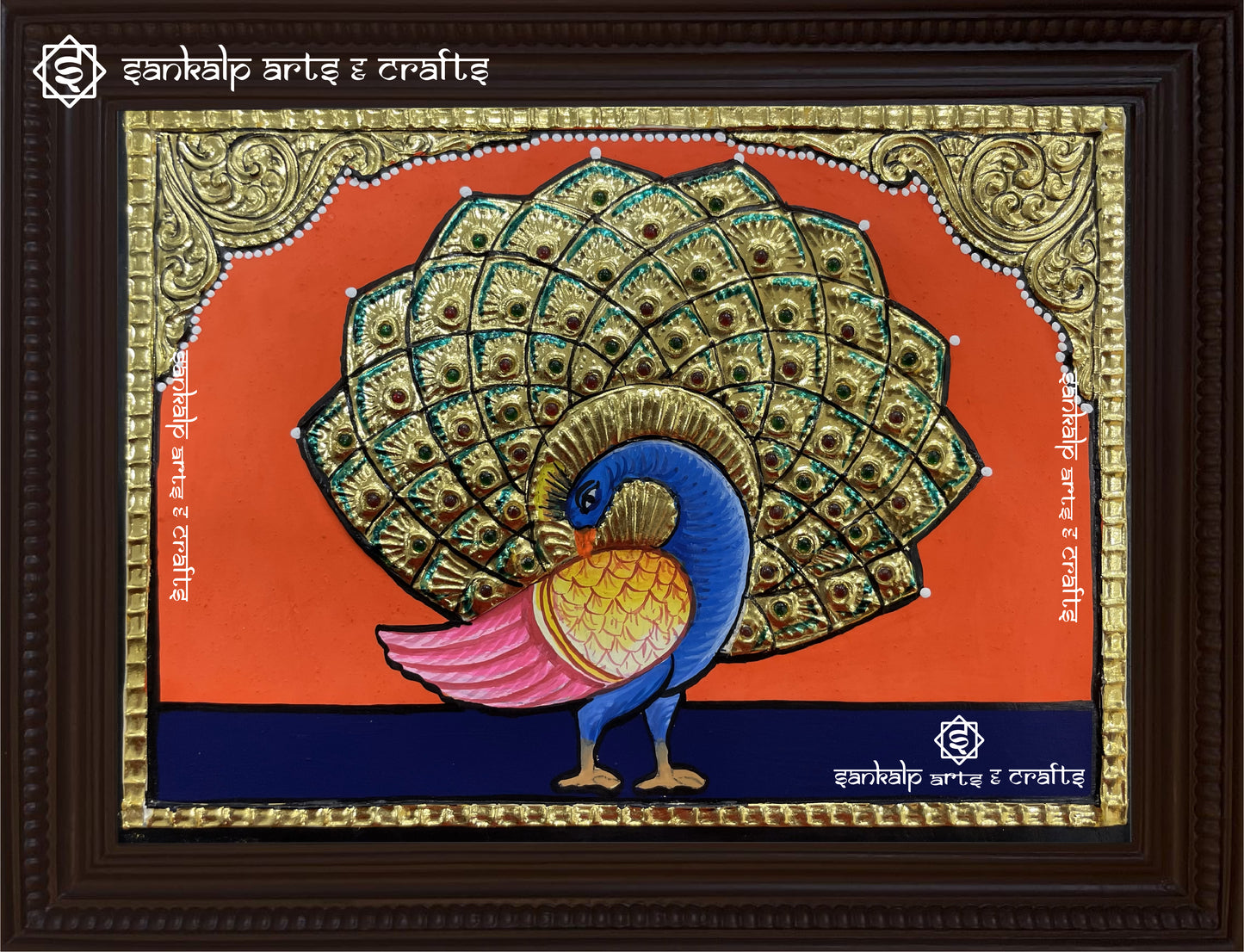 Peacock Tanjore Painting