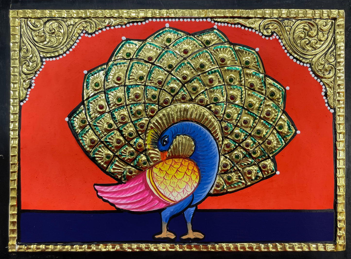 Peacock Tanjore Painting