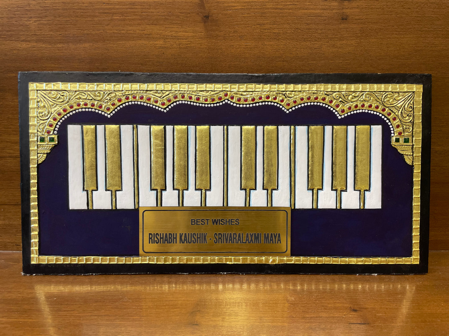 Keyboard Tanjore Painting