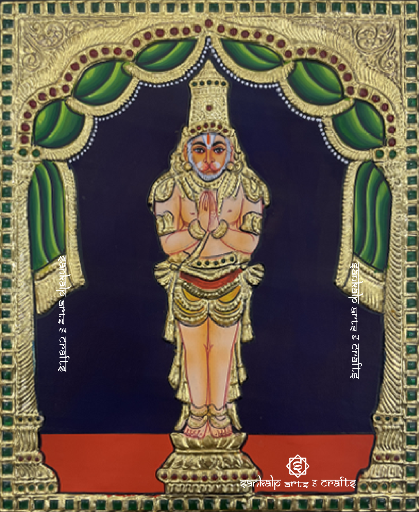 Hanuman Tanjore Painting