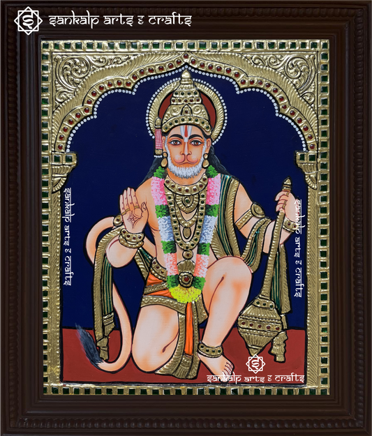 Hanuman Tanjore Painting