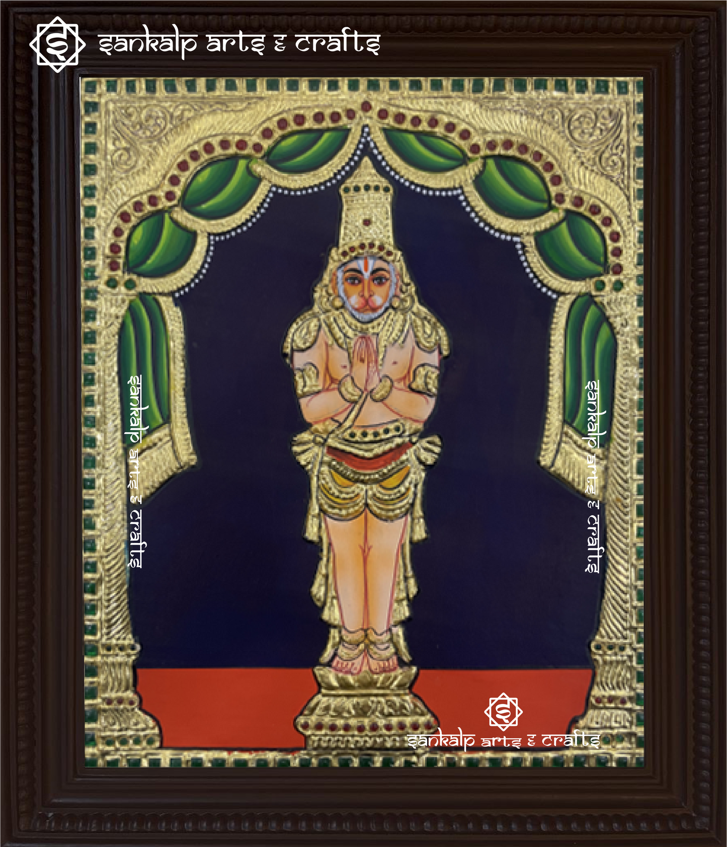 Hanuman Tanjore Painting