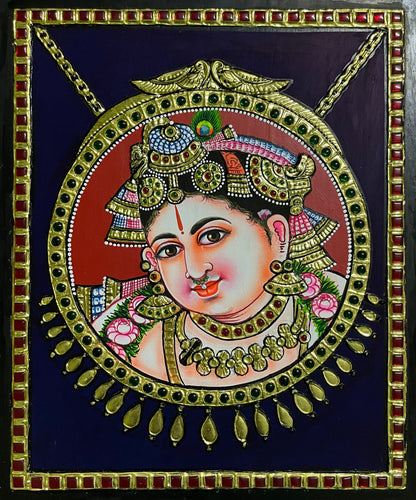 Dollar Krishna Tanjore Painting