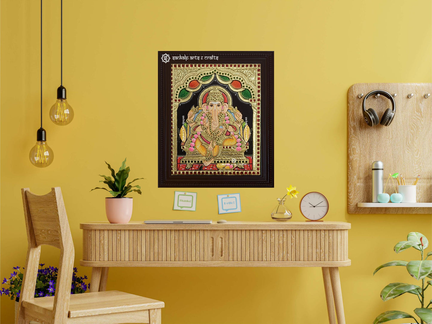 Ganesha Tanjore Painting