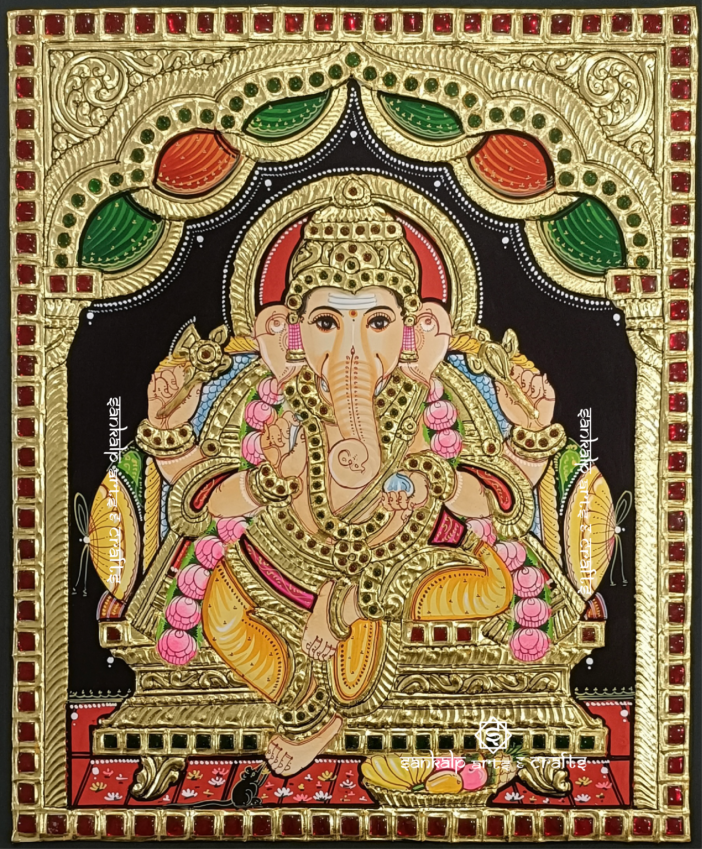 Ganesha Tanjore Painting