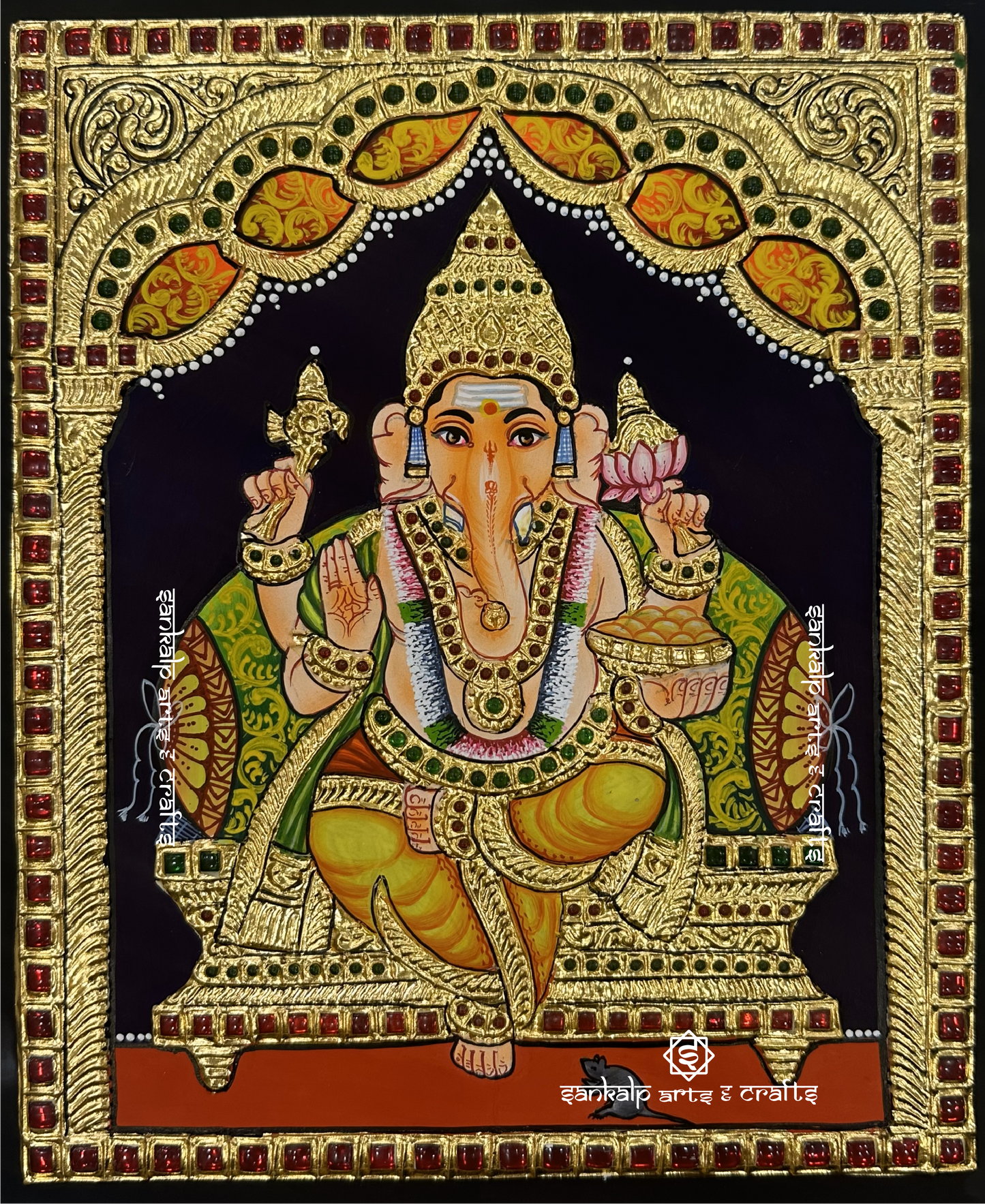 Ganesha Tanjore Painting