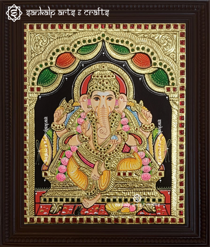 Ganesha Tanjore Painting