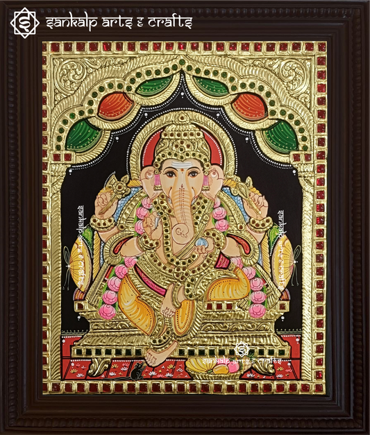 Ganesha Tanjore Painting