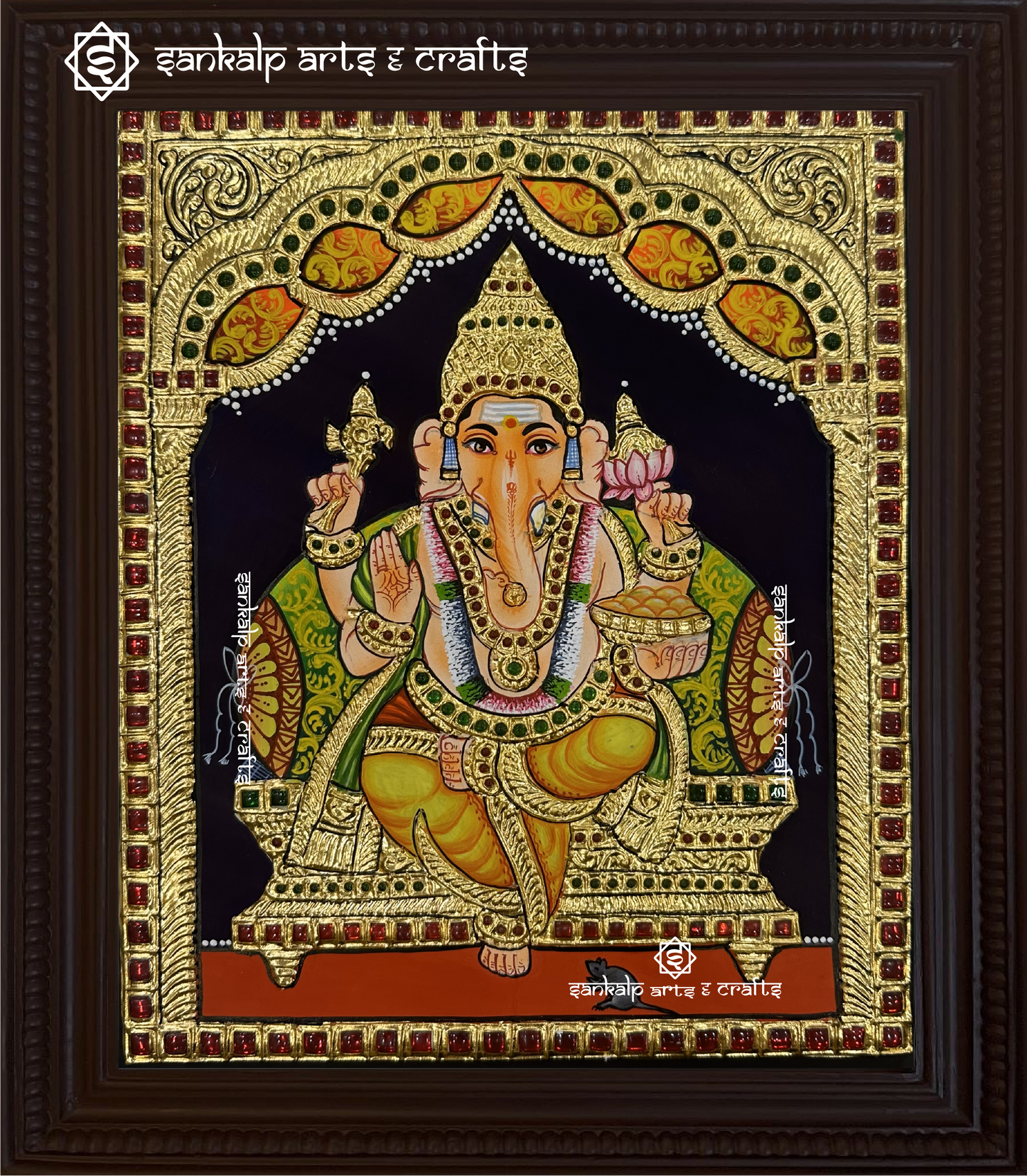 Ganesha Tanjore Painting