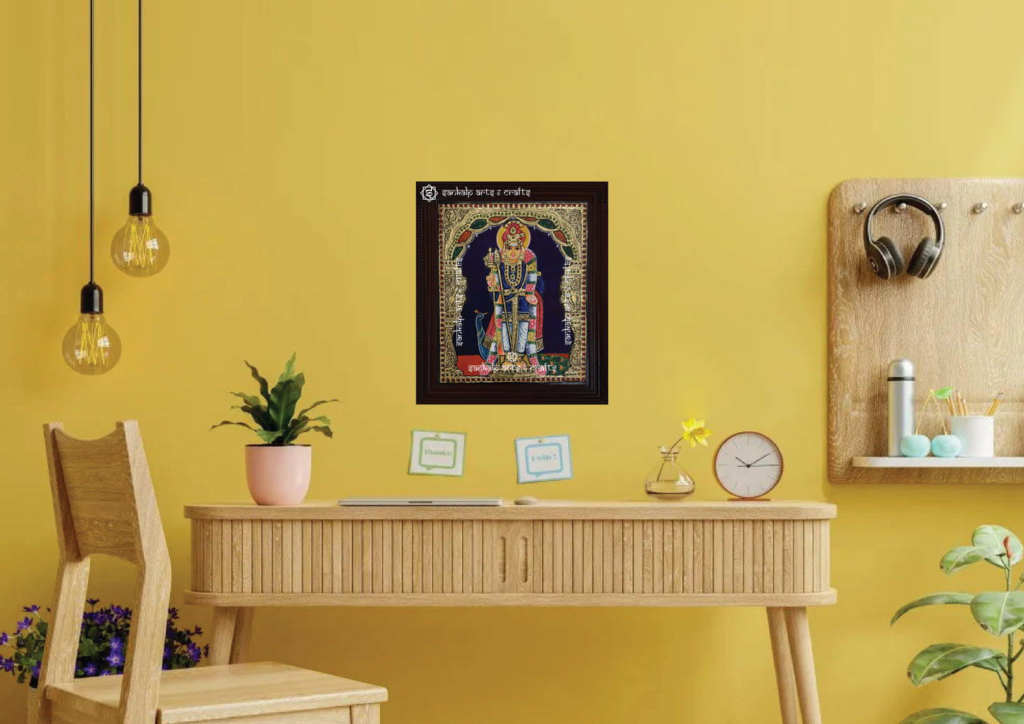 Palani Murugan Tanjore Painting