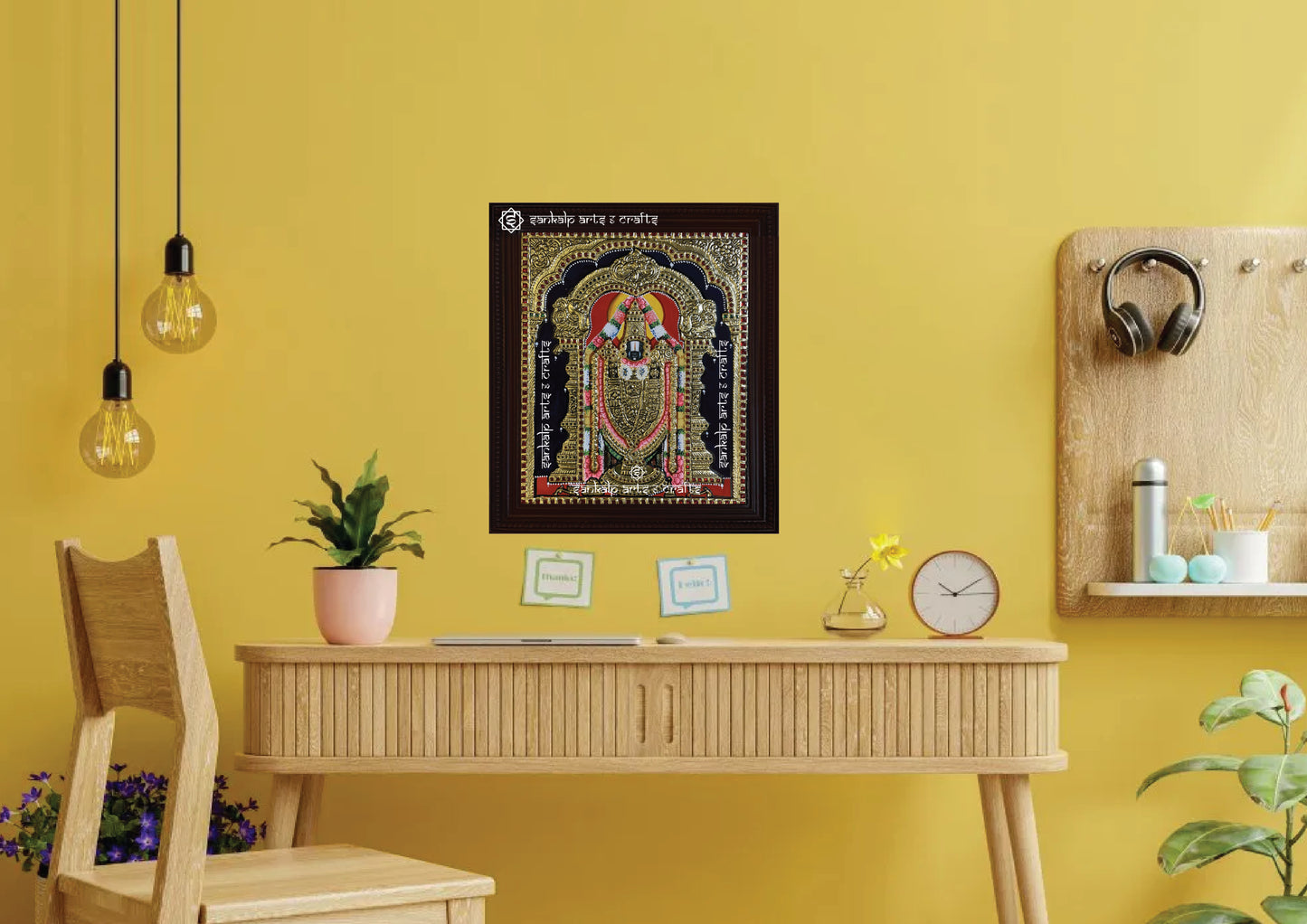 Balaji tanjore painting