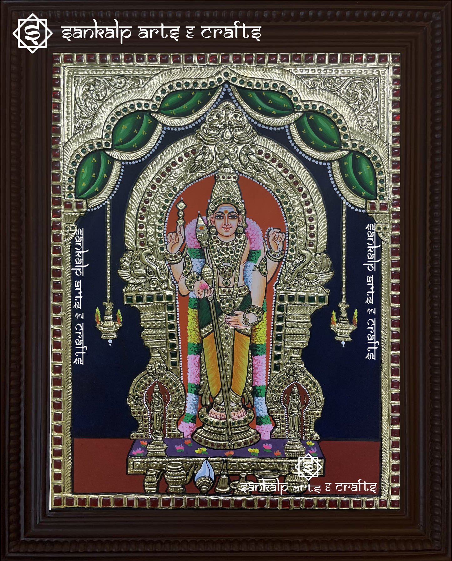 Thiruchendur Murugan Tanjore Painting
