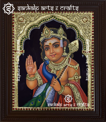 Murugan Tanjore Painting