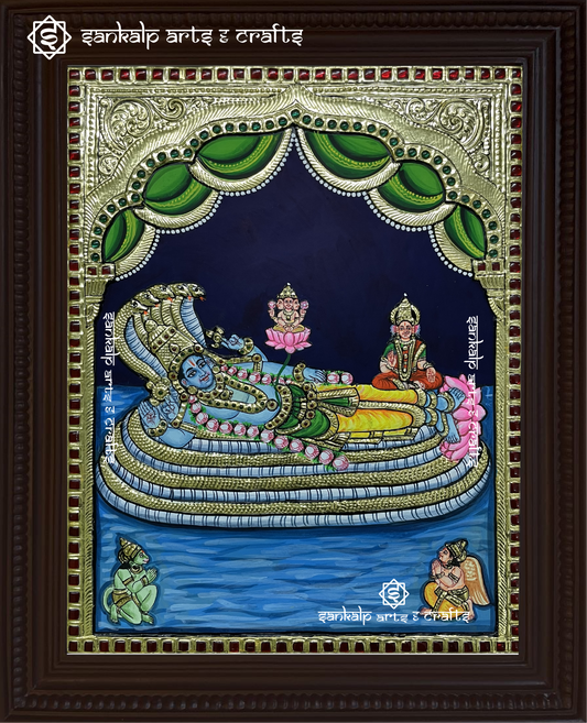 Ranganathar Swamy Tanjore Painting