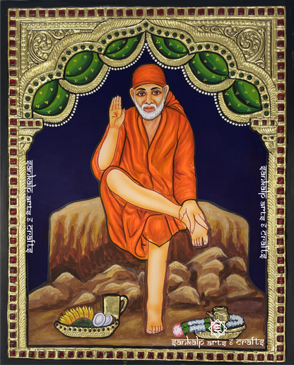Saibaba Tanjore Painting
