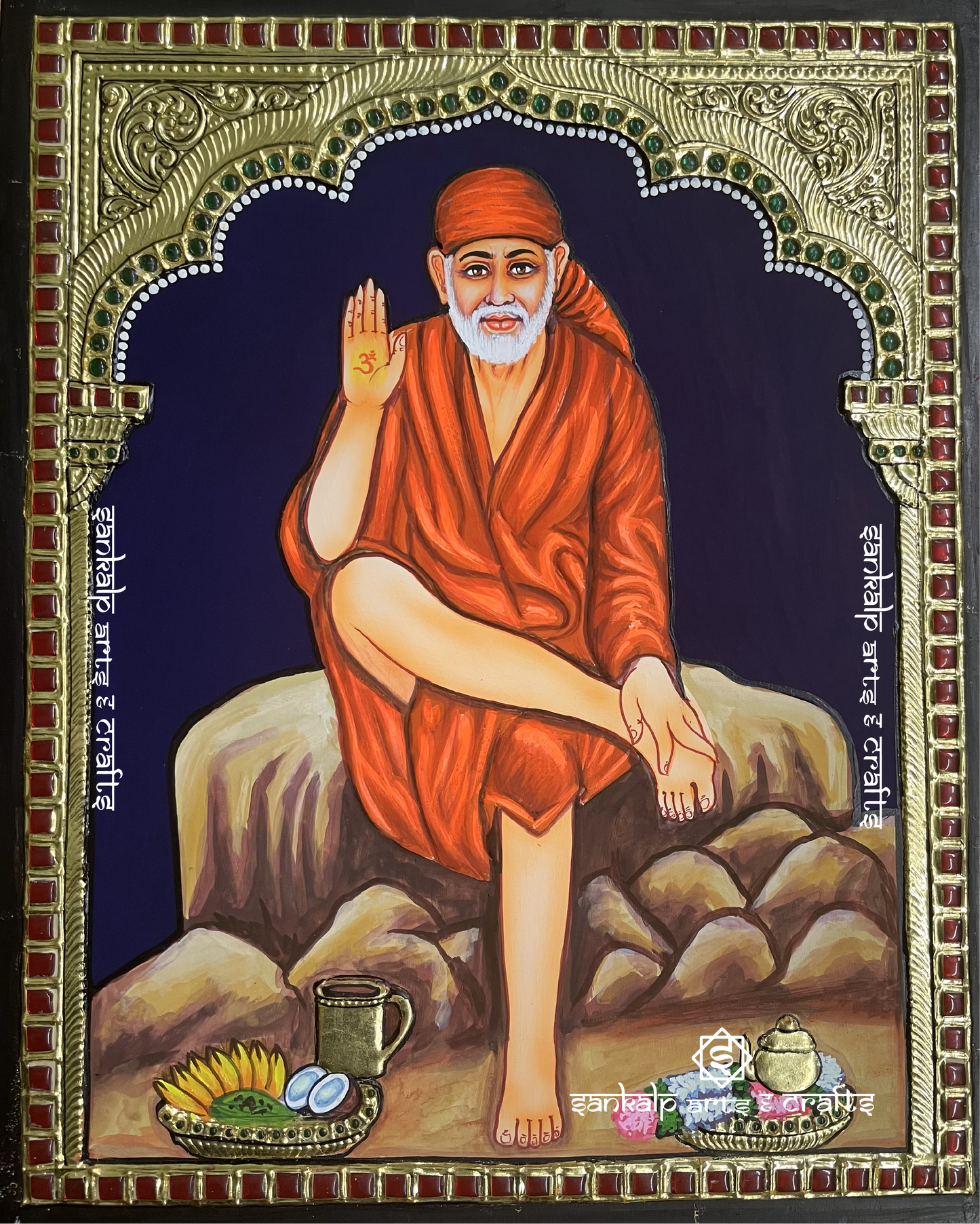 Saibaba Tanjore Painting