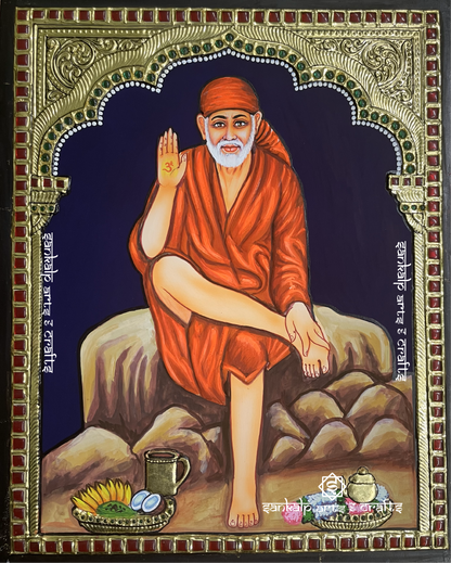Saibaba Tanjore Painting