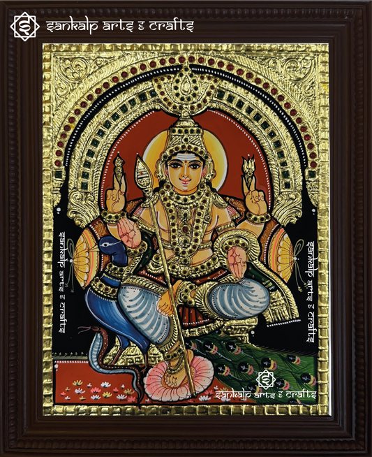 Murugan Tanjore Painting