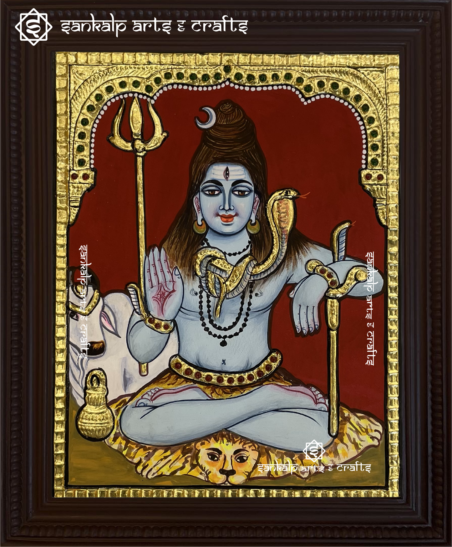 Shiva Tanjore Painting