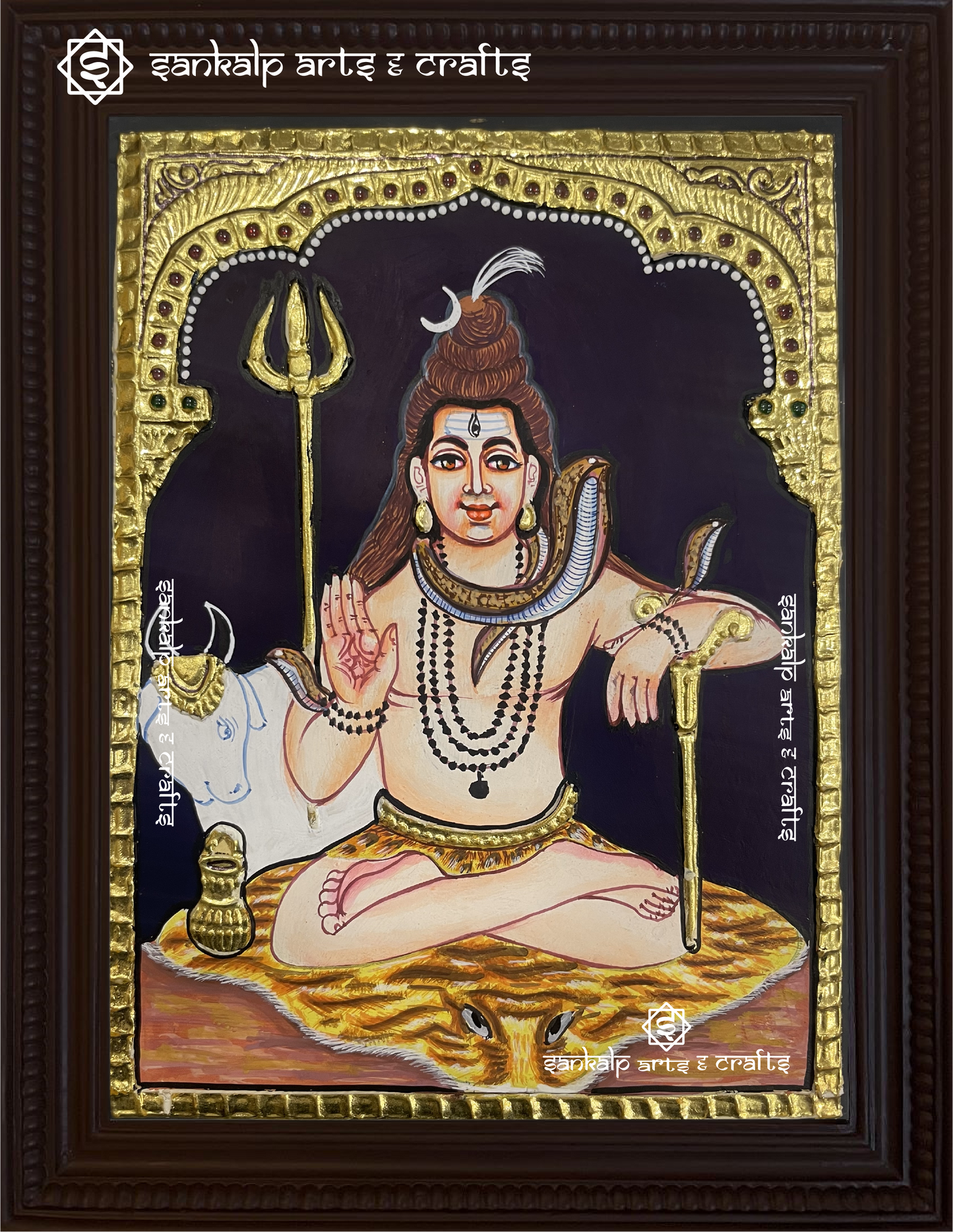 Shiva Tanjore Painting