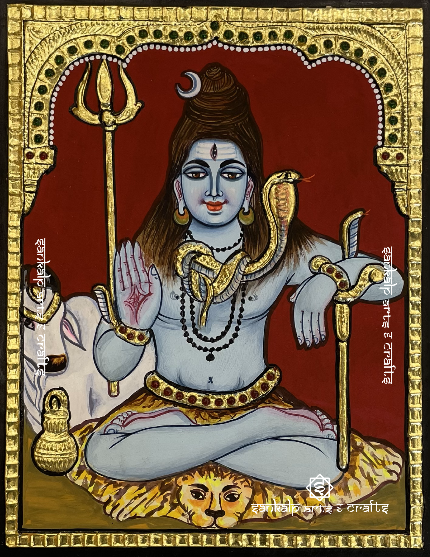 Shiva Tanjore Painting