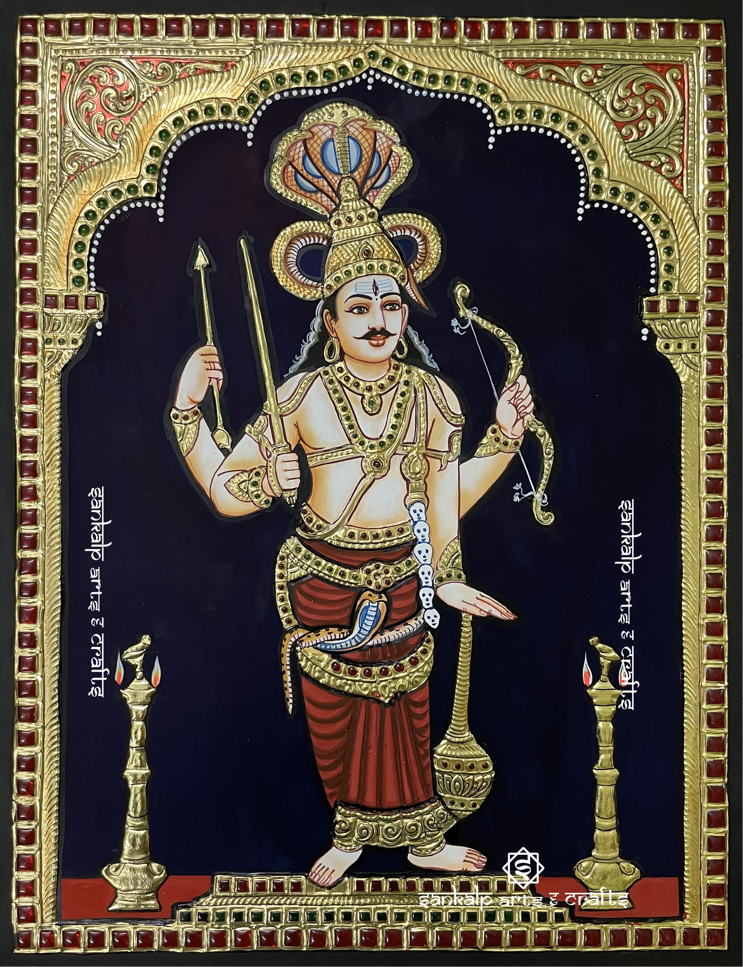 Veerabadraswamy Tanjore Painting