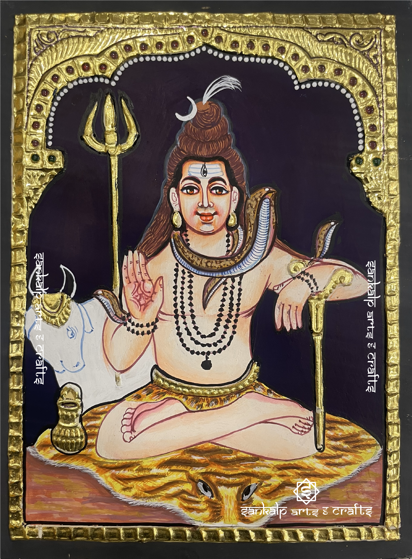 Shiva Tanjore Painting
