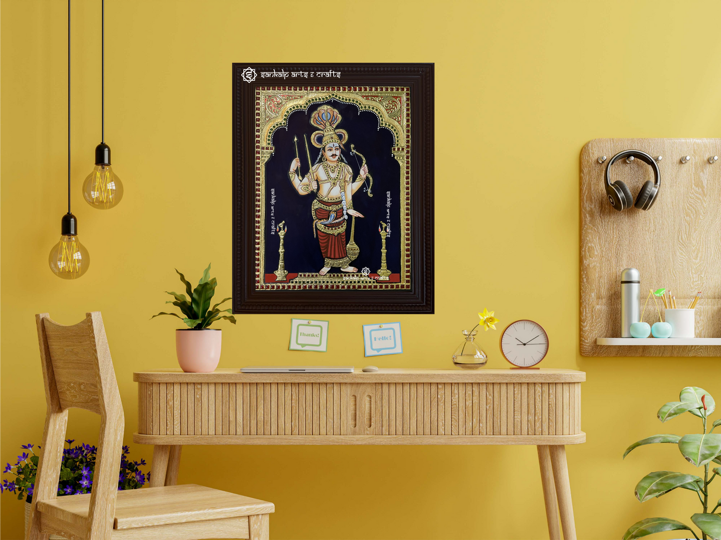Veerabadraswamy Tanjore Painting
